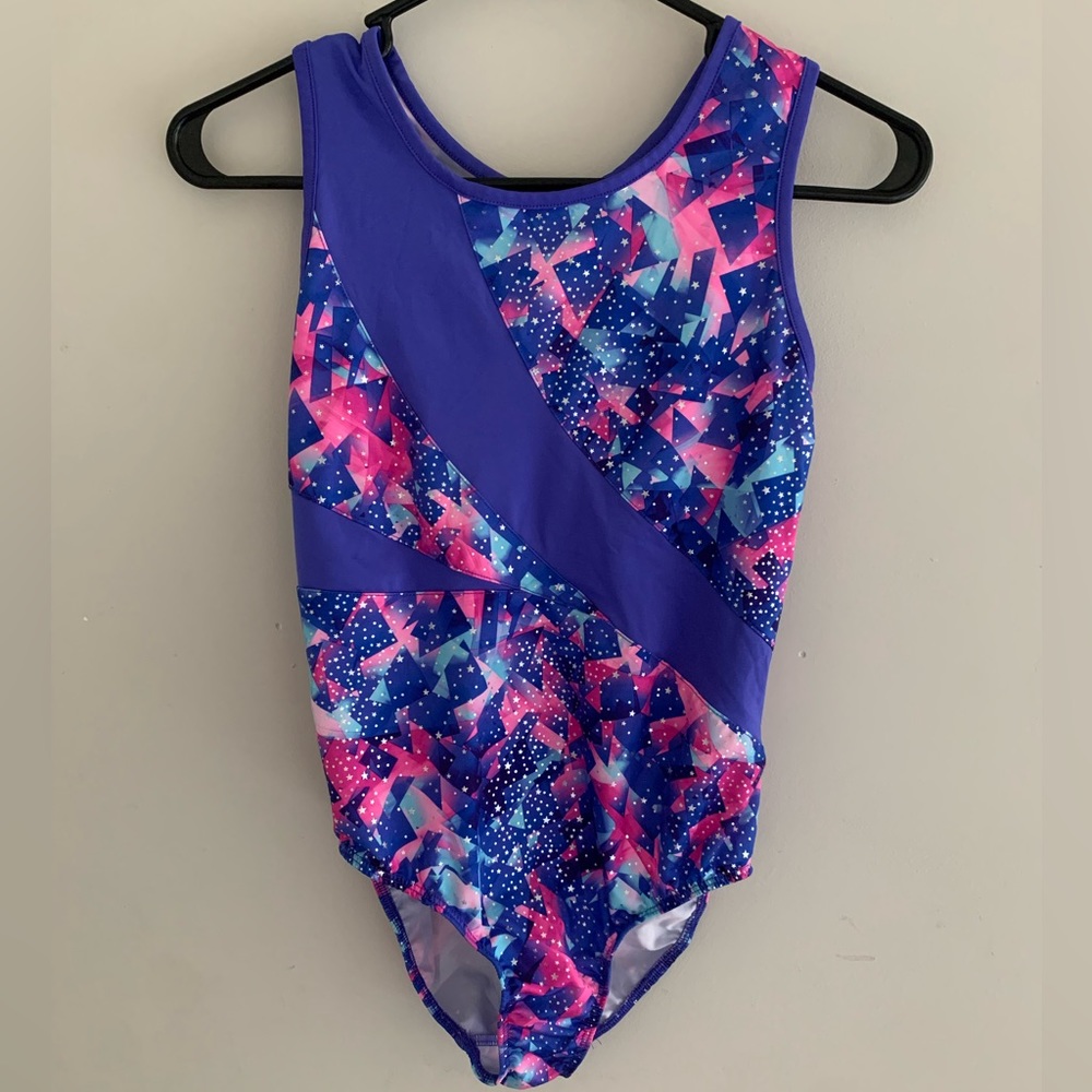 purple gymnastics leotard